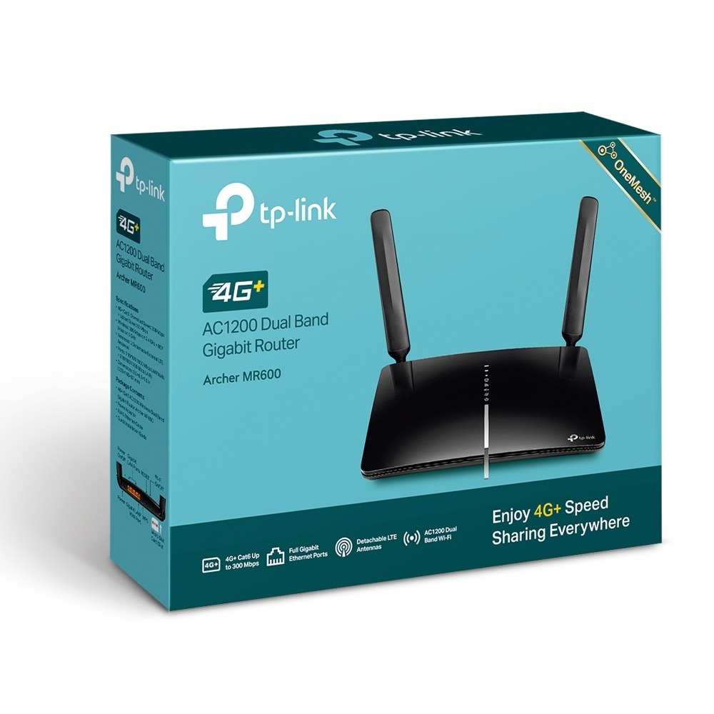 TP-LINK AC1200 Wireless Dual Band 4G+ Cat6 Gigabit Router