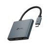 TP-LINK USB Type-C Šakotuvas 3-in-1 (UH3020C)