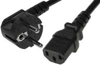 C13 Power Cord EU Type Plug 75cm (PC-C13-EU-75CM)