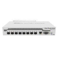MIKROTIK Desktop switch with one Gigabit Ethernet port and eight SFP+ 10Gbps ports (CRS309-1G-8S+IN)