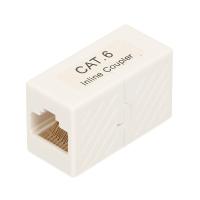 EXTRALINK CAT6 UTP RJ45 Connection box, white (EL-CAT6UTP-COUPLER)