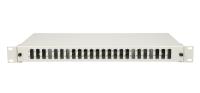 EXTRALINK 48 CORE (24 SC DUPLEX)  FIBER OPTIC PATCH PANEL DUPLEX HOLES, GREY (EL-FO-PP-48/24D-GRAY)