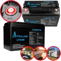 EXTRALINK LiFePO4 Battery 12.8V 100Ah (EL-LiFePO4-BAT-12.8V-100AH)
