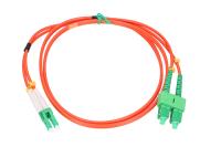 EXTRALINK PATCHCORD SC/APC-LC/APC MM DUPLEX OM2 3.0MM 1M (EL-SCAPC-LCAPC-MM-DPX-1)