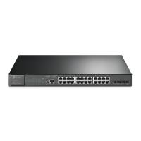 TP-LINK JetStream 28-Port Gigabit L2 Managed Switch with 24-Port PoE+ (TL-SG3428MP)