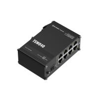 TELTONIKA 8 LAN PoE+ ports 10/100 Mbps Industrial DIN rail unmanaged switch (TSW040)