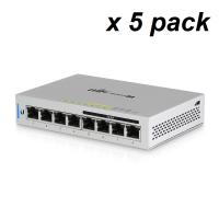 UBIQUITI Unifi Fully Managed Gigabit Switch, 5 pack (US-8-60W-5)