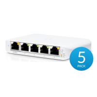 UBIQUITI 5-Port managed Gigabit Ethernet switch, USW-Flex-Mini, 5 pack (USW-Flex-Mini-5)