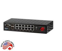 Netonix 12 Port POE Manged PoE Switch + 2 SFP Uplink Ports (WS-12-DC)